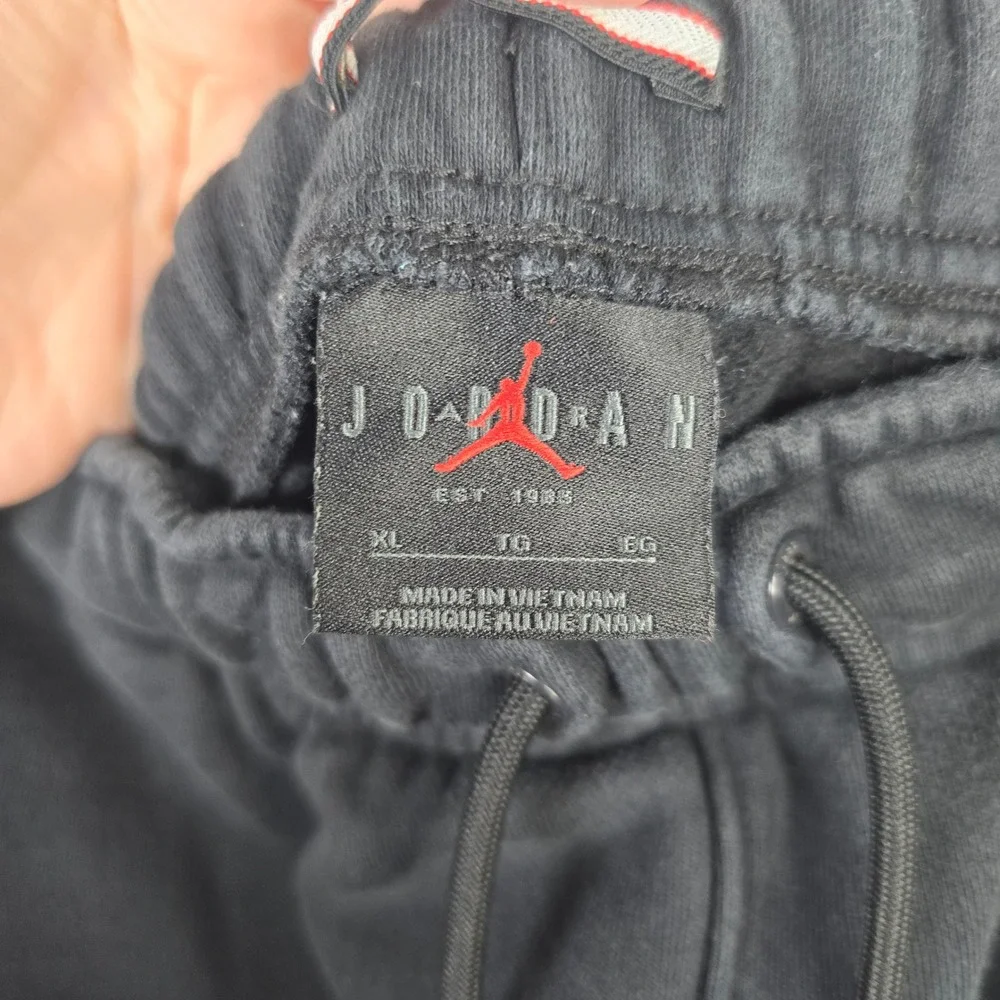 Jordan Essentials‎ Fleece Pants Mens XL Black Jumpman Sweatpants